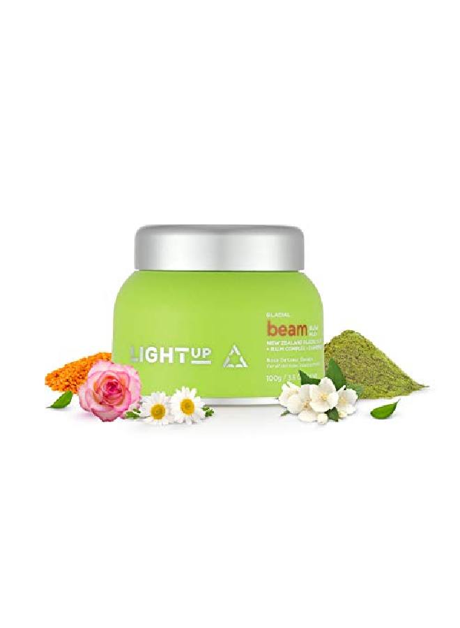 Light Up Beam Glacial Glow Clay Mud Toxin Free, All Skin Types, 100 Gm - Image 2
