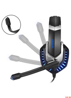 CARONIC Wired Over-Ear Gaming Headphones For PS4 PS5 XOne XSeries NSwitch PC  - Image 4