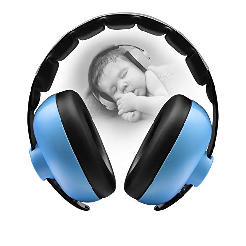 BBTKCARE Baby Ear Protection Noise Cancelling Headphones for Babies for 3 Months to 3 Years Blue