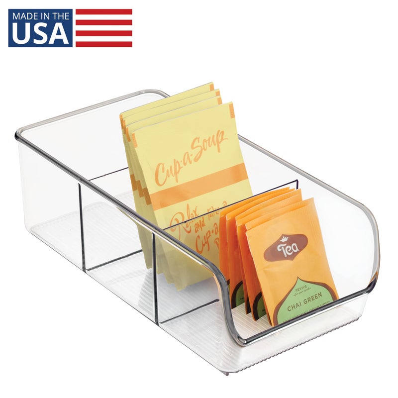 IDesign InterDesign Linus Kitchen, Pantry, Refrigerator, Freezer Storage Container, Clear - Image 2