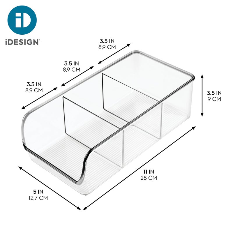 IDesign InterDesign Linus Kitchen, Pantry, Refrigerator, Freezer Storage Container, Clear - Image 4