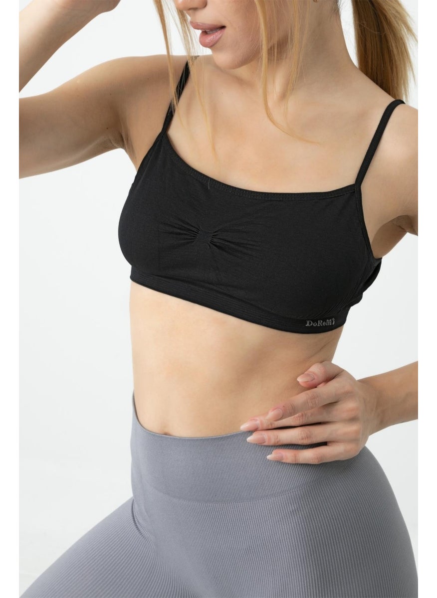 Miorre - Doremi Seamless Thin Adjustable Strap Capless Bustier - Image 1