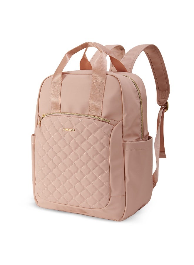 Sunveno Jewel Diaper Backpack  with Stroller Straps - Rose Gold - Image 1