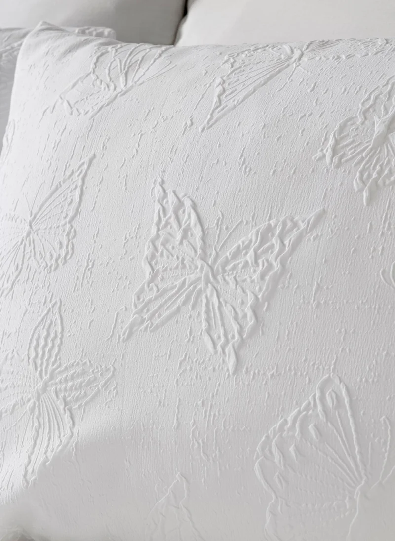 Matalan White Butterfly Duvet Cover