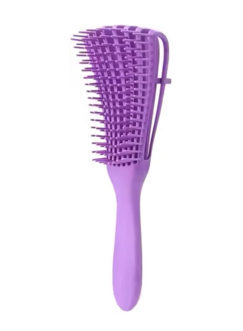 برايم بي جافاودان فرشاة شعر لفك تشابك الشعر الرطب والمجعد ومشط تدليك فروة الرأس سهل التنظيف. - Image 1