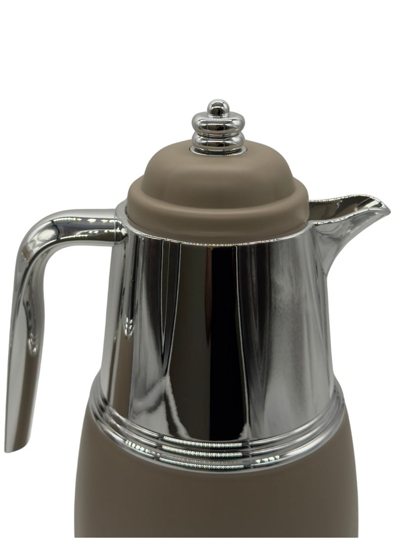 AL-GANNAS 2 Peice Thermos Set for Tea & Coffee | 1L & 0.7L | High-Quality with 2-Year Heat Retention Warranty | Elegant New Design - Image 4