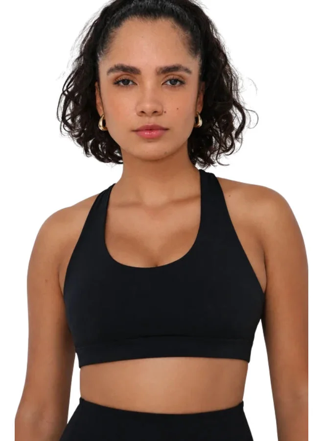 موهوكي موهوكي حمالة صدر رياضية Active Low Crossback Bra - أسود