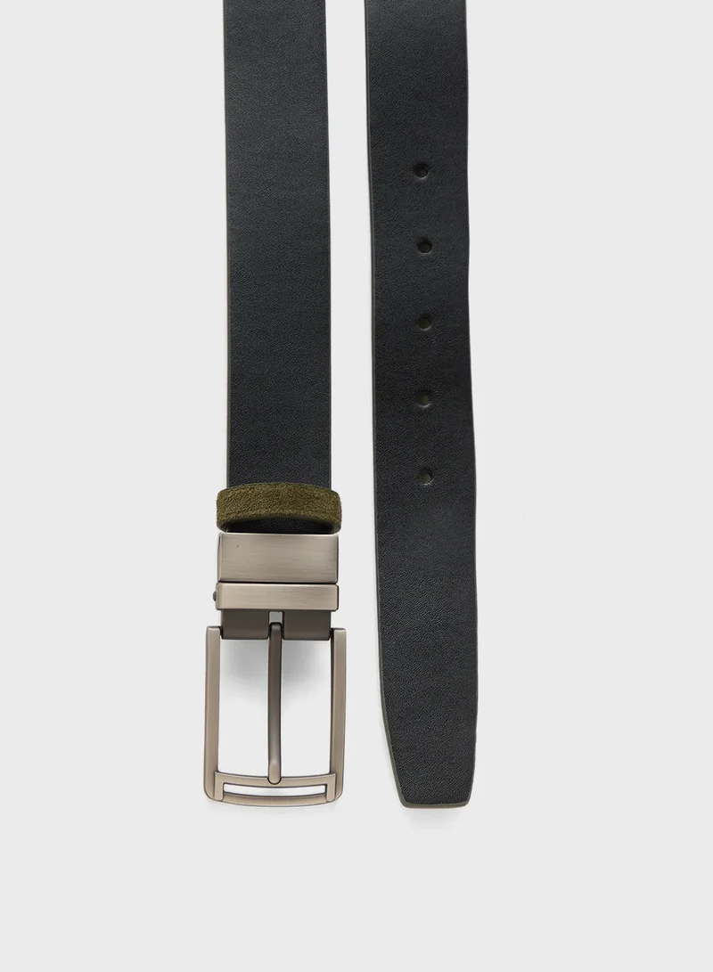 Robert Wood Smart Casual Resizable Suede Belt