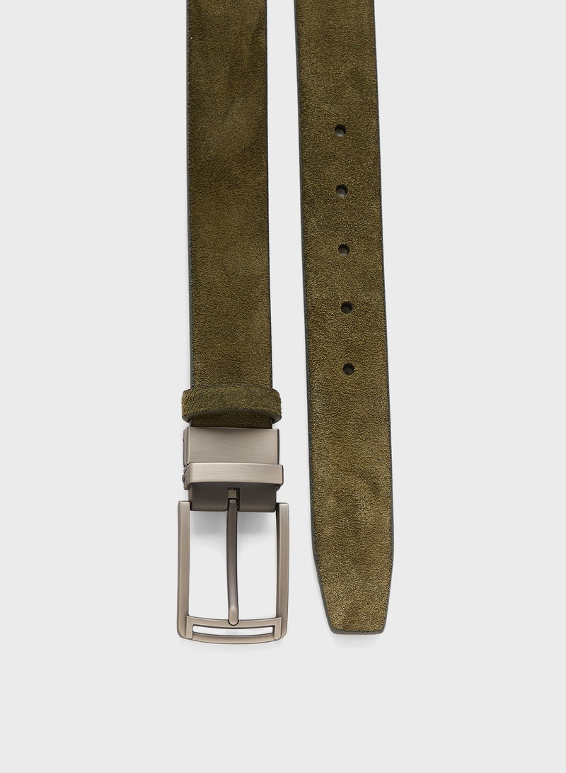 Robert Wood Smart Casual Resizable Suede Belt - Image 5