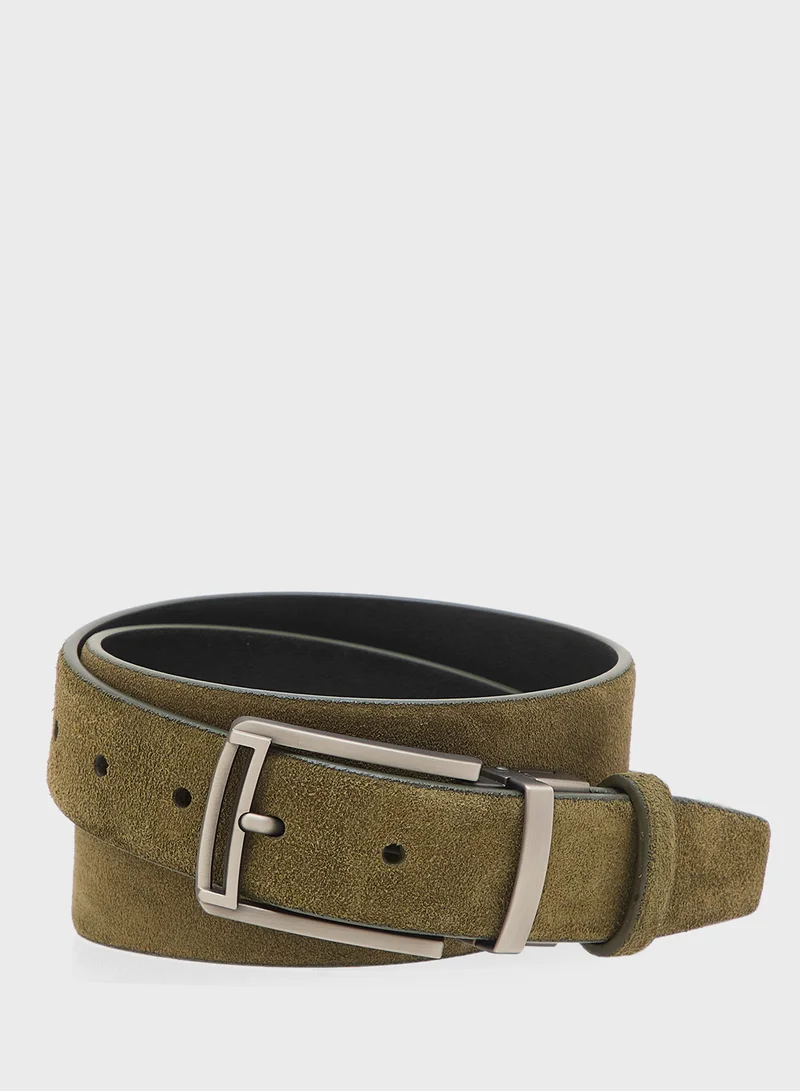 Robert Wood Smart Casual Resizable Suede Belt