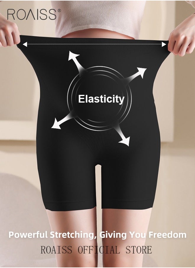 roaiss - Comfortable and Supportive Maternity Leggings for Plus Size Women High Waisted Seamless Design with Belly Support Anti Slip Features Relieves Waist Pressure Elastic and Skin Friendly Fabric - Image 1
