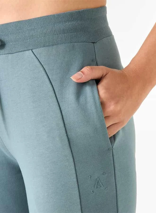 ADOT by Splash Panelled Joggers with Pockets and Drawstring Closure
