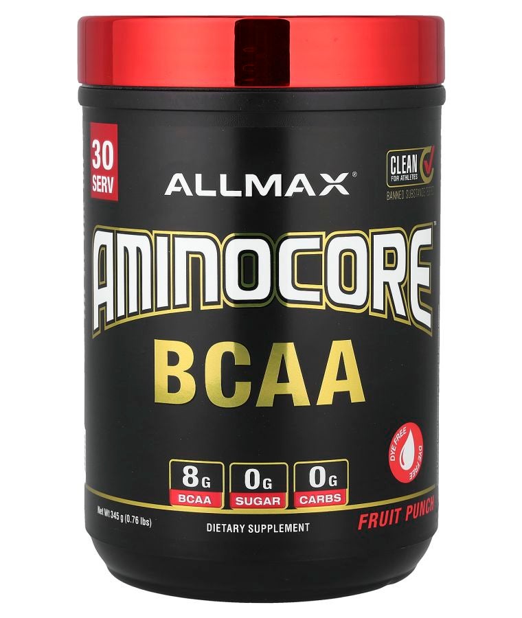Allmax AMINOCORE™ BCAA Fruit Punch 0.76 lbs (345 g)