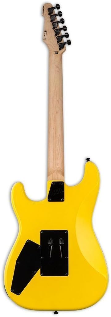 ESP جيتار كهربائي ESP LTD جورج لينش GL200MT أصفر مع رسومات نمر - Image 2