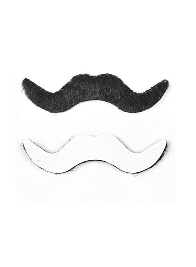 24 PCS Fake Mustaches,Mustache Party,Mustache for 100th Day of School,Masquerade Party and Performance Black - Image 2