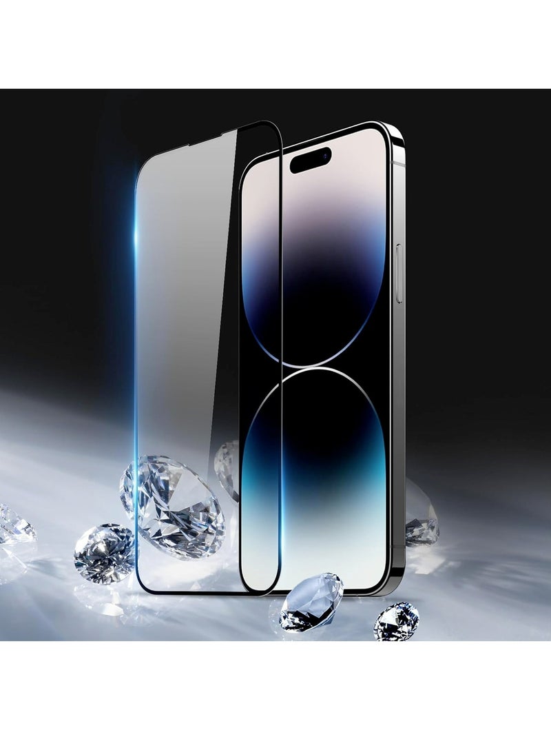 DUSALA Glass for iPhone 15 Screen Protector Tempered Glass Full Glue Edge-to-Edge Screen Protector - Image 2