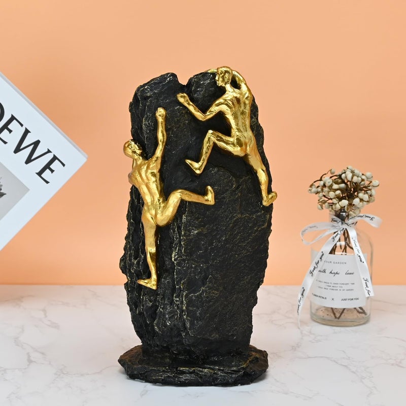 E Ezra Rock Climber Retro Rock Climbing Figures Resin Sculpture Figures Men Statue Gift Christmas New Year Gift