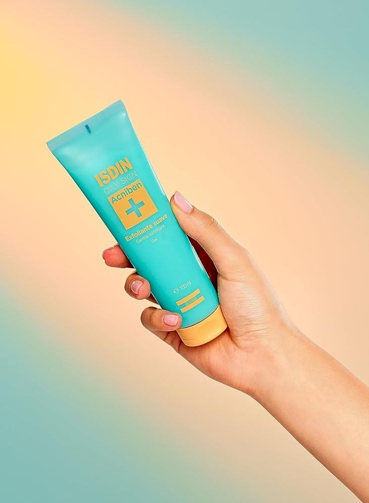 ISDIN Oily Skin Acniben Gentle Exfoliant Gel, 100 ML, Pore-cleansing, For Oily and Acne-prone Skin - Image 2