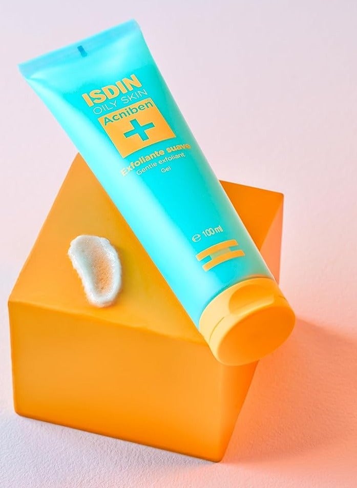 ISDIN Oily Skin Acniben Gentle Exfoliant Gel, 100 ML, Pore-cleansing, For Oily and Acne-prone Skin - Image 4