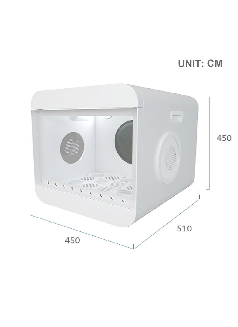 Kidle Intelligent Fully Automatic Pet Hair Drying Box Pet Cat And Dog Bath Hair Dryer 45*45*51cm  - Image 2