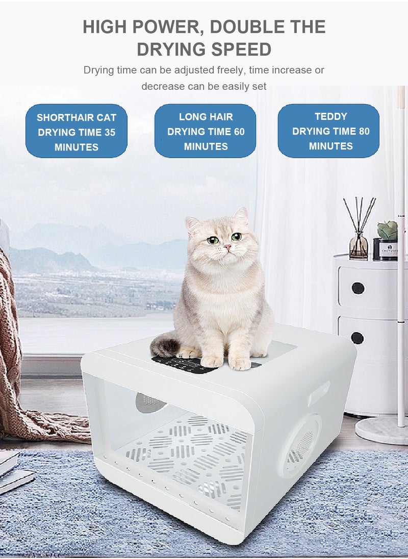 Kidle Intelligent Fully Automatic Pet Hair Drying Box Pet Cat And Dog Bath Hair Dryer 45*45*51cm  - Image 4