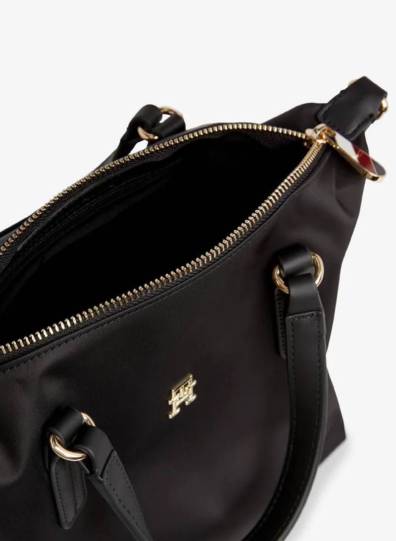 TOMMY HILFIGER Black Poppy Flag Tote Bag for Women | Best Price UAE