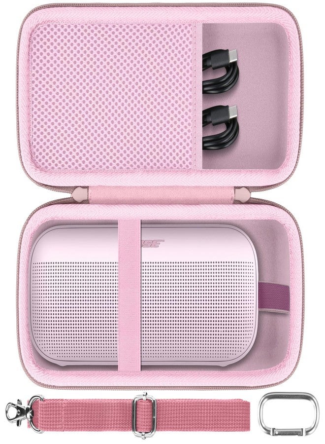 co2CREA Hard Travel Case Replacement for Bose New SoundLink Flex 2nd Gen/Bose SoundLink Flex Bluetooth Portable Speaker (Petal Pink Case) - Image 1