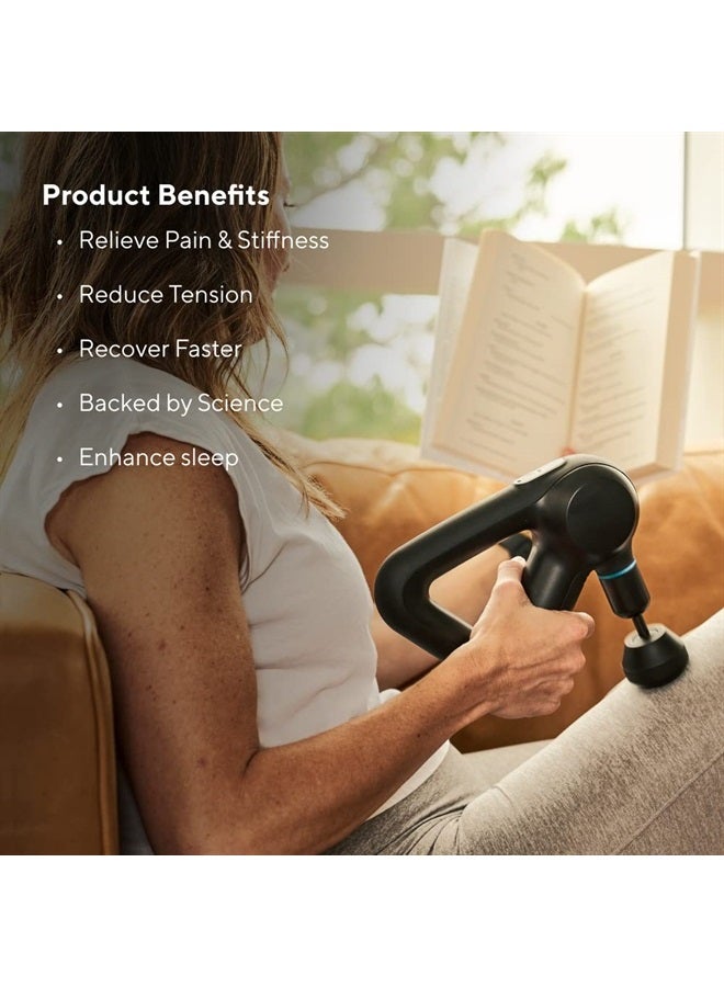 Theragun Prime Quiet Deep Tissue Therapy Massage Gun - Bluetooth Enabled, Electric Percussion Massage Gun & Personal Massager for Pain Relief in Neck, Back, Leg, Shoulder and Body (Black - 5th Gen) - Image 2