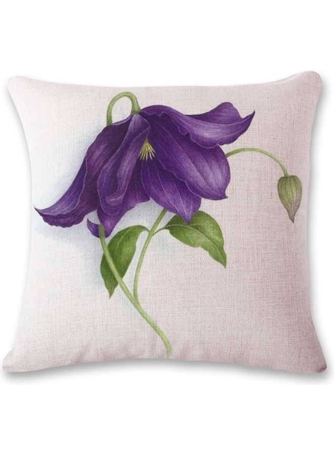 NIBEMINENT Vintage Flax Cotton Cushion Cover Multicolour