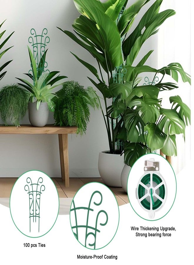 Qaobo Qabo Garden Trellis for Indoor Plants Plant Support 12 Pack - Image 4