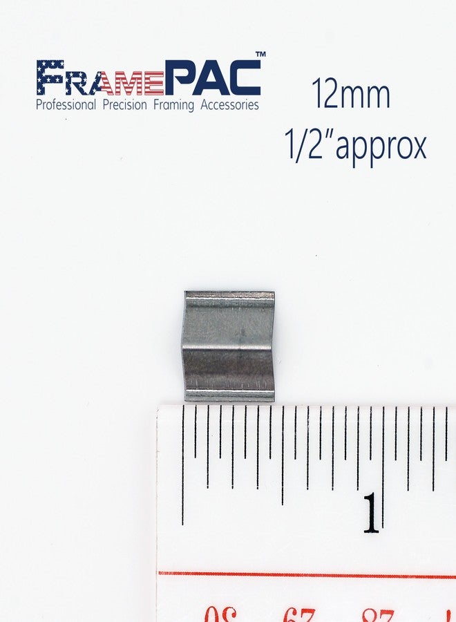 FramePac V Nails for Picture Framing - Ultra Strong - 12mm (1/2 Inch) Vnail Wedges for Joining Picture Frame Corners - Softwood Frames - Universal (UNI) [3000 V Nail Pack, Stacked] - Image 4