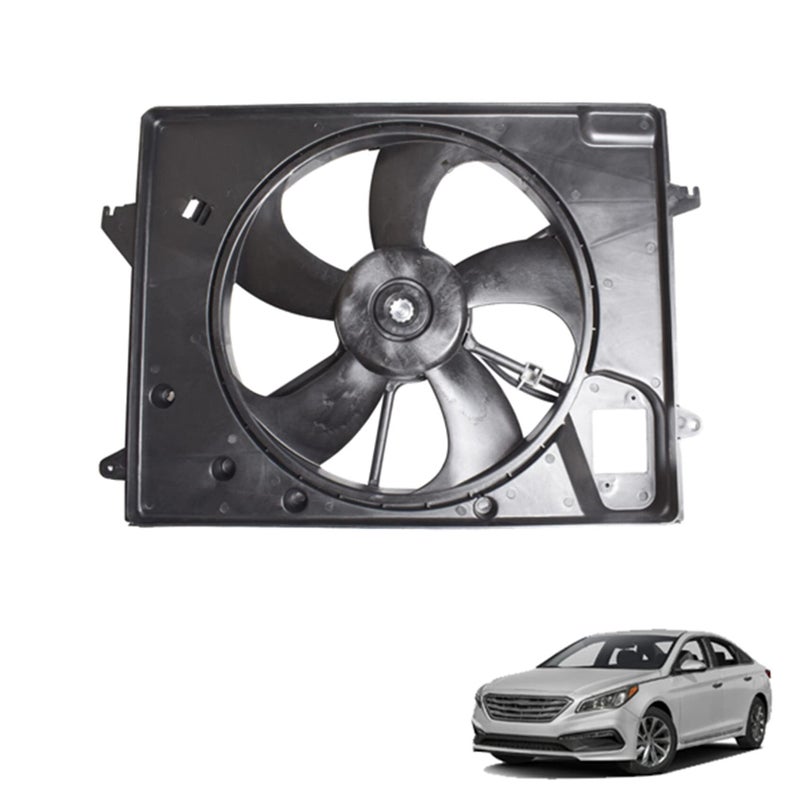 Radiator Condenser Cooling Fan Replacement for 20152017 Sonata 24L HY3115151 25380C2000