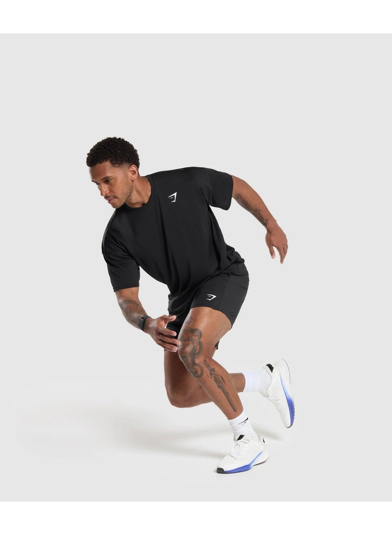 Gymshark Essential Oversized T-Shirt-(Black) - Image 4
