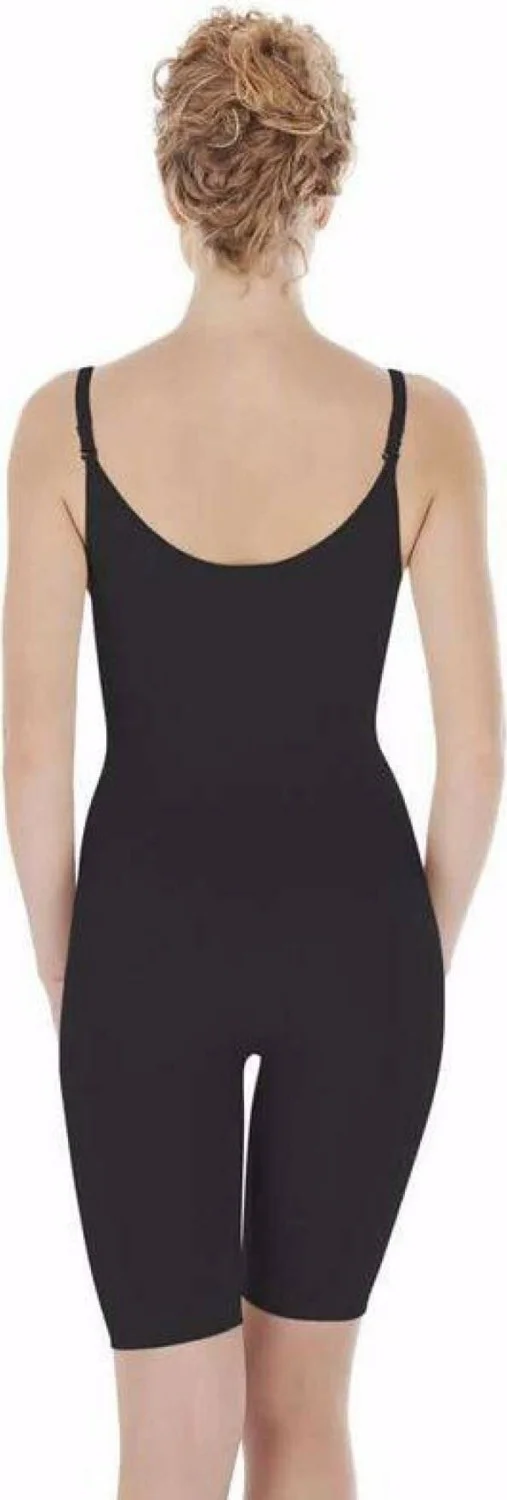 Mistirik Slimming and Tightening in 7 Zones Full Length Corset Black Color