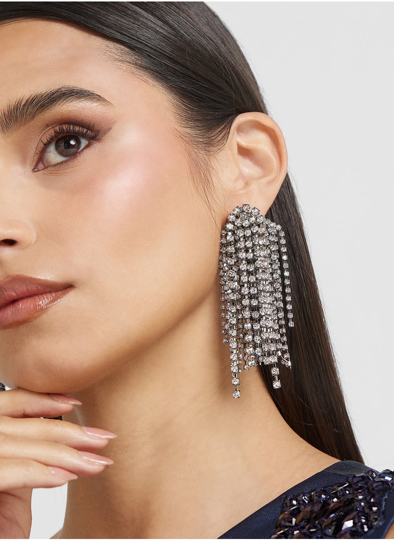Ella Limited Edition - Diamante Drop Earrings - Image 1