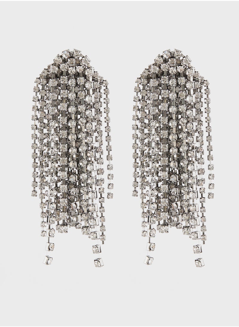 Ella Limited Edition - Diamante Drop Earrings - Image 1