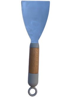 Generic Wooden Handle Stainless Steel Spatula, BBQ Grill Spatula, Kitchen Cooking Utensil, Cutting Edge  - Image 2