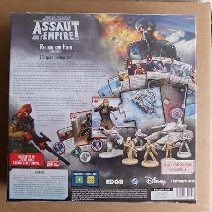 أسمودي Asmodee Assault on the Empire - العودة إلى لعبة Hoth Extension Board Game - لعبة اللعب - لعبة التمثال - Image 5