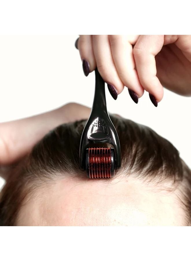 أسود أحمر أداة لف الشعر القابلة لإعادة الاستخدام اليدوية من الفولاذ المقاوم للصدأ للوجه والساقين وتحت الإبط - Image 4