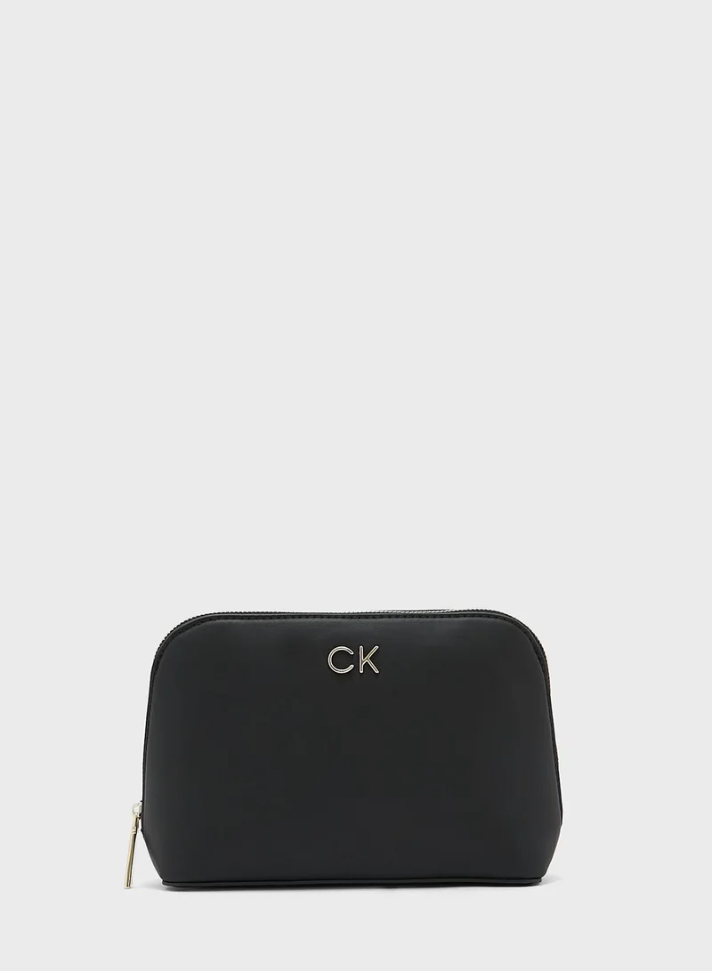 CALVIN KLEIN Re-Lock Zip Around Cosmetic Bag
