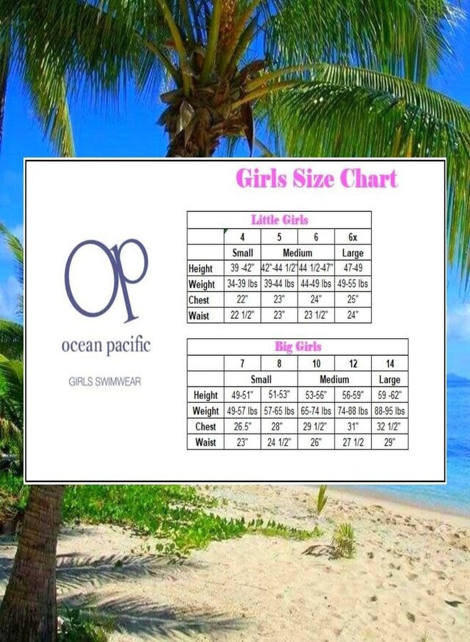 Ocean Pacific Baby and Toddler One-Piece Swimsuit Bathing Suit, Tropical Multi, 12 Months - Image 2