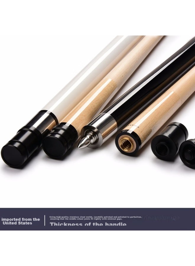 Jianying Jianying Pool Cue, American 9-ball Cue, Big Head Cue, 16-color Billiard Cue, Pa24 Black, 13mm - Image 4