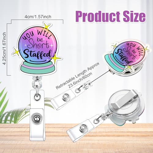Feifeiya 24 Pcs Funny Badge Reel Nurse Cute Retractable Name ID Clip Badge Holder for Doctor Student Medical Assistant Coworker Work Accessories Bulk GiftsMedical Style - Image 3