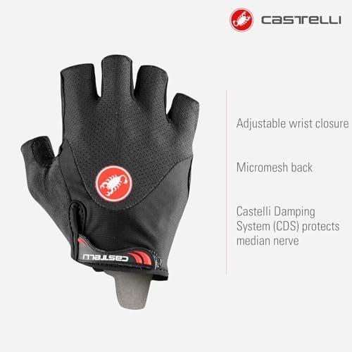 CASTELLI Men's Arenberg Gel 2 Glove for Road and Gravel Biking l Cycling - Black - Medium - Image 2