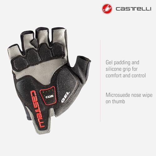 CASTELLI Men's Arenberg Gel 2 Glove for Road and Gravel Biking l Cycling - Black - Medium - Image 3