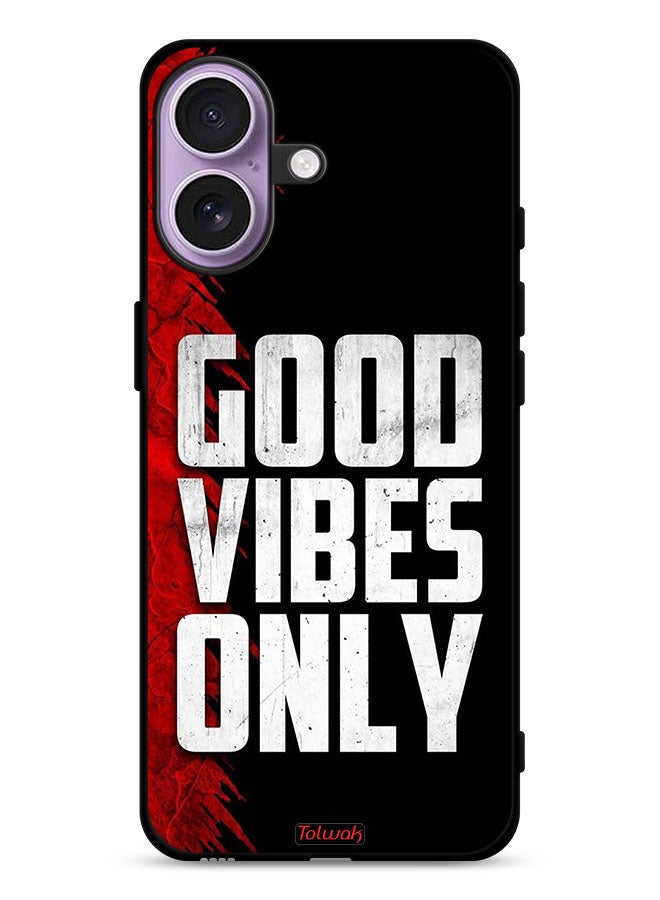 Tolwak Apple iPhone 17 Protective Case Cover Good Vibes Only - Image 1