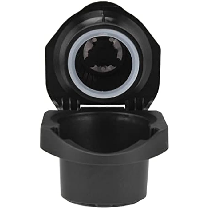 زيروديس محول كبسولات القهوة القابلة لإعادة الاستخدام من مادة البولي بروبيلين، حامل محول كبسولات القهوة، ملحقات ماكينة القهوة مع فرشاة وملعقة مناسبة لماكينة القهوة - Image 3