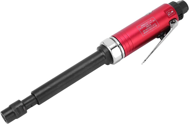 Air Die Grinder 20000RPM 90PSI, Pneumatic Grinding Machine with Extended Shaft, Includes 3mm and 6mm Collets for Metal Polishing Rust Removal and Tire Repair (EU Style) - Image 3