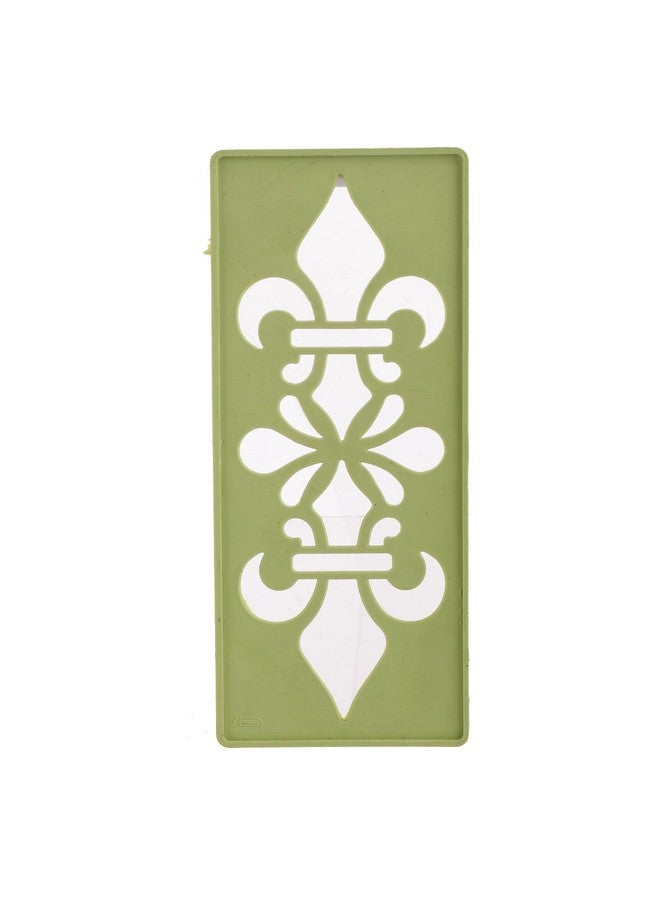 CRAFTAM Different Design Ready to Draw Rangoli Making Stencils, Rangoli Plastic Stencils for Floor Decoration Easy Rangoli stencil for beginners Diwali home decoration Rangoli kit Floor decoration stencils for festivals Indian festival decor (Set of 12, Size 3x7 Inch) - Image 5