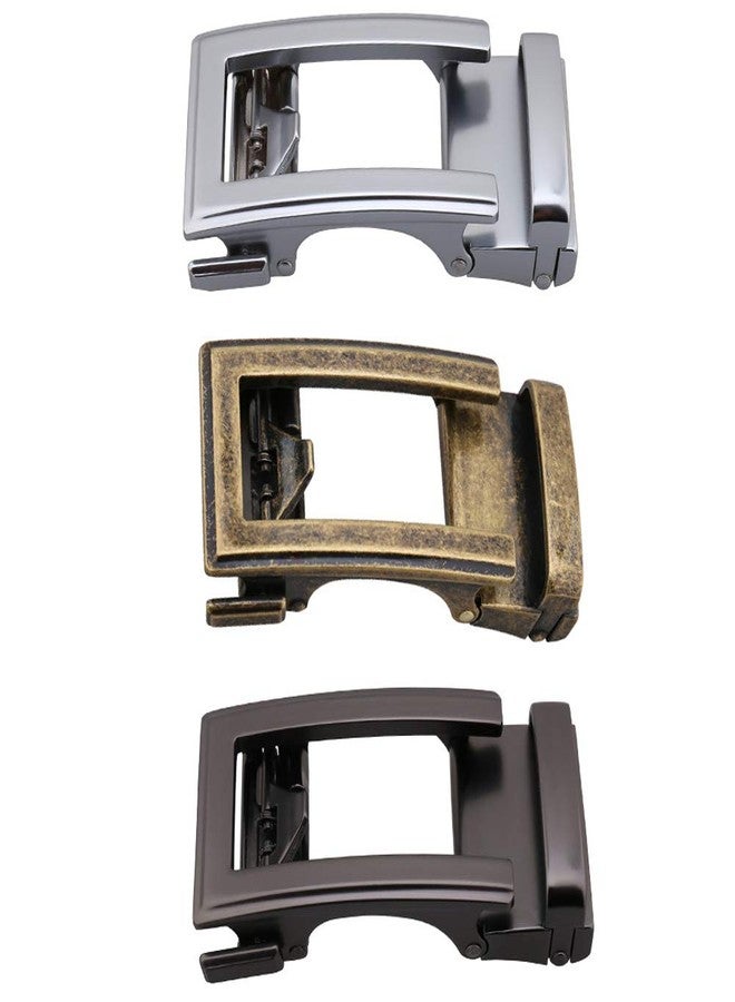 Teensery Men's Ratchet Belt Buckle 36mm Automatic Sliding Belt Buckle Replacement for Leather Belt, Fit for 34-36mm Wide (Ancient Bronze 2) - Image 5